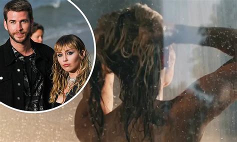 miley cyrus naked on stage|Miley Cyrus shares naked video from the shower for 'Flowers'.